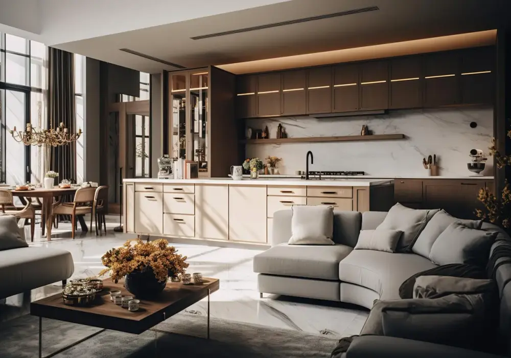 Jakie kolory wybrać do salonu z aneksem? Porady eksperta